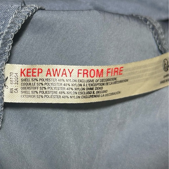 Free People Movement blue nylon cargo pants size medium NWOT - Picture 9 of 11